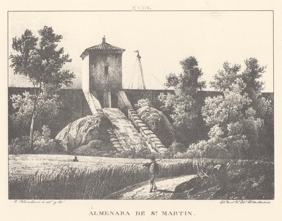 Canal Imperial de Aragón. Almenara de San Martín. Memoria histórica. Noticia sobre las utilidades que produce, y explicación de que contiene Lámina XVIII. Canal Imperial de Aragón. Almenara de San Martín. Memoria histórica.