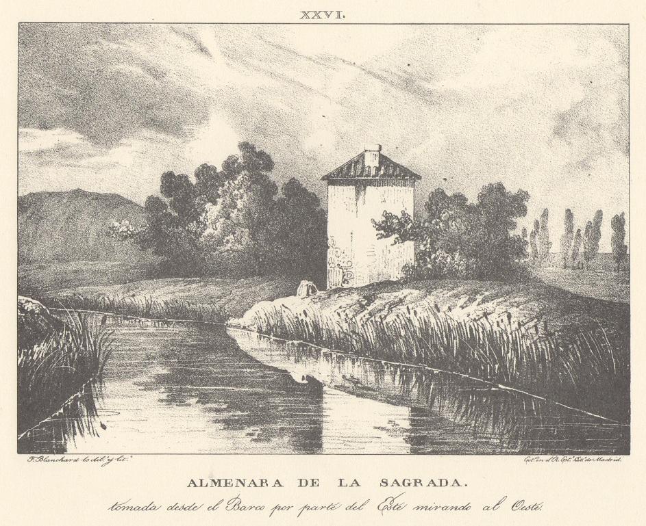 Canal Imperial de Aragón. Almenara de la Sagrada. Memoria histórica. Noticia sobre las utilidades que produce, y explicación de que contiene Lámina XXVI. Canal Imperial de Aragón. Almenara de la Sagrada. Memoria histórica.