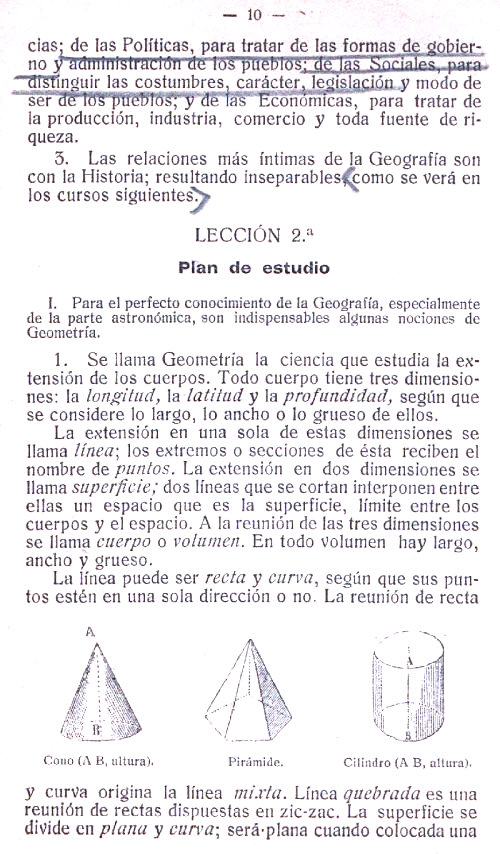 Geografía General y de Europa. Blas Valero y Castell. Página 10.