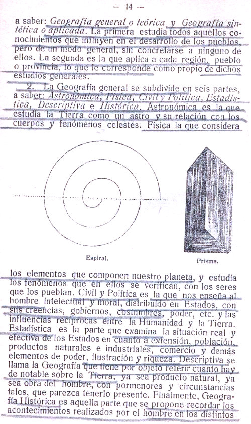 Geografía General y de Europa. Blas Valero y Castell. Página 14.