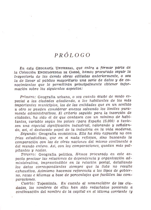 Geografía Universal. De Gasso hermanos editores. Barcelona 1961. Página 5.
