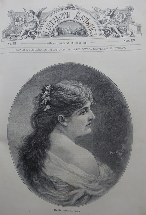 Ilustración Artística. 1884. Página 1.