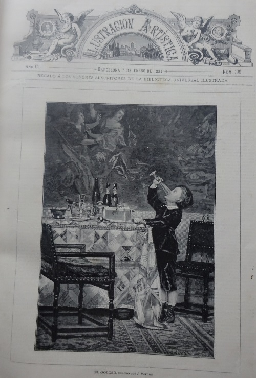 Ilustración Artística. 1884. Página 7.