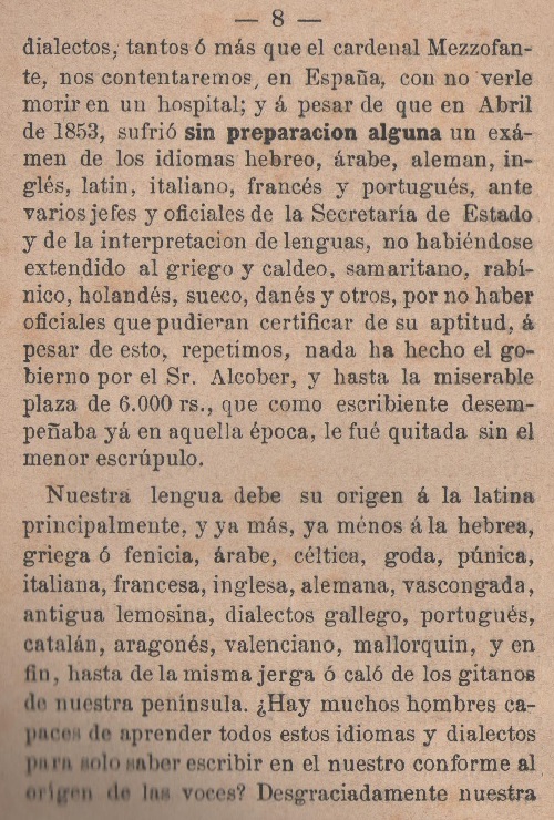 Ortografía Moderna. Fernando Lopez Toral. Página 8.
