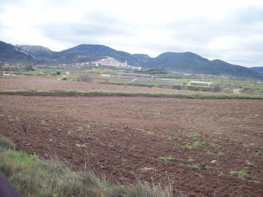 Pañarroya de Tastavins Teruel. Vista panorámica desde la carretera que lleva a Monroyo. 1