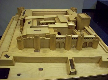 Maqueta del Castillo de la Aljaferia de Zaragoza. 14