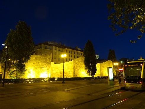 Zaragoza Capital. Murallas romanas, junto a la Torre de la Zuda. 60