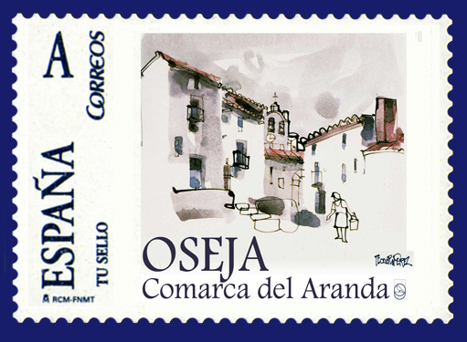 Sello de Oseja. Comarca del Aranda.